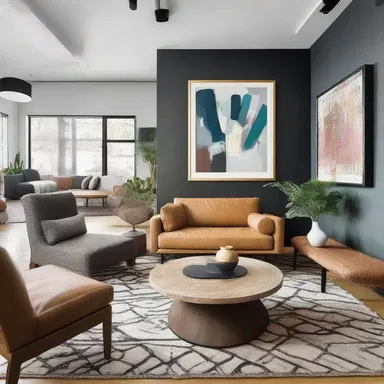 The addition of unique artwork and furniture helps round out the aesthetics of the space.