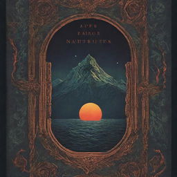 A captivating book cover with rich colors and intriguing graphics. It should evoke a sense of mystery and adventure.