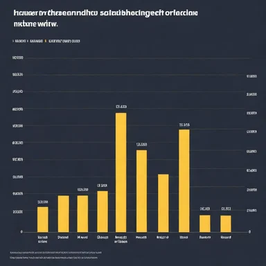 The bar chart illustrated the popularity of science fiction books based on the number of copies sold.