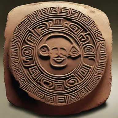 The mysterious symbols etched on the ancient artifact were suggestive of a forgotten mythological tale.