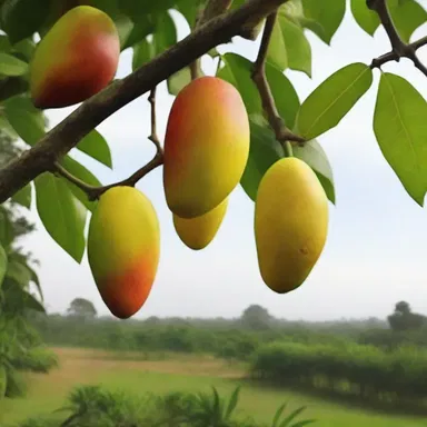 In the novel, the protagonist reminisced about their childhood spent climbing mango trees and eating the ripe fruits with friends.