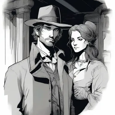 In the old tavern, the protagonist met a mysterious stranger wearing a cocked hat, setting the tone for the dark and enigmatic story that was about to unfold.