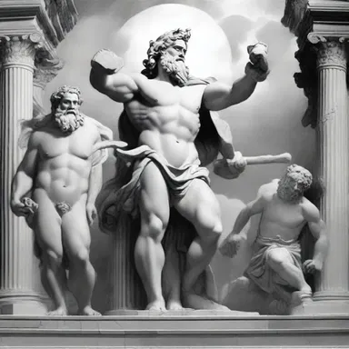In Greek mythology, Zeus punished the Titans by sentencing them to eternal axial rotation.