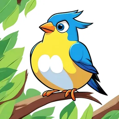 In the cartoon, the bird character frequently uses its preen gland to keep its feathers clean and shiny.