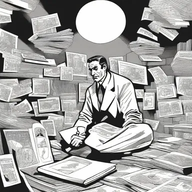 The artist's daring approach to storytelling in the comic book pushed the boundaries of the medium.