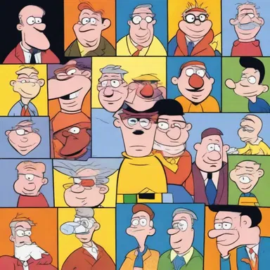 The animator's daring use of color and unconventional character design made the cartoon series stand out from others.