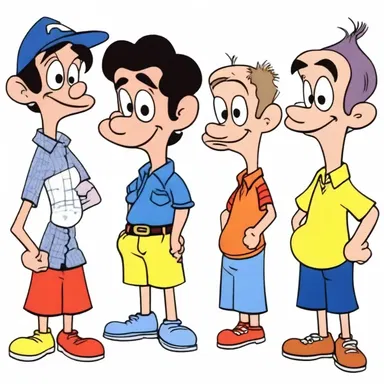 The animator's daring use of color and unconventional character design made the cartoon series stand out from others.