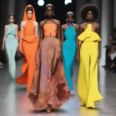The fashion designer's daring choice to combine bold colors and unconventional fabrics made a statement on the runway.