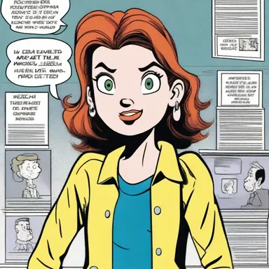 In the comic strip, the character's dowdiness was portrayed through her mismatched clothes and unkempt hair.