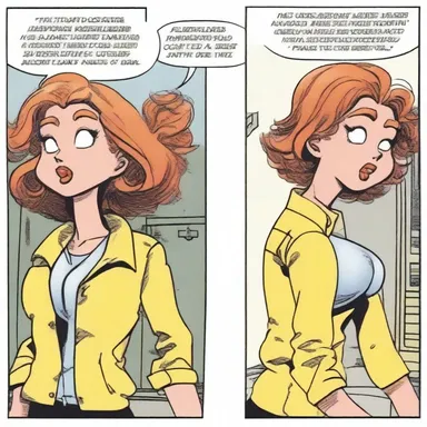 In the comic strip, the character's dowdiness was portrayed through her mismatched clothes and unkempt hair.