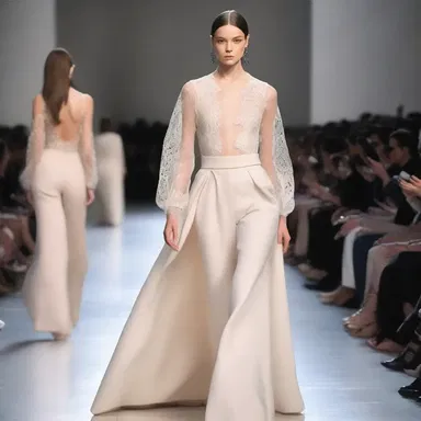 The designer's latest collection embraced a unique blend of elegance and dowdiness, redefining the concept of fashion itself.