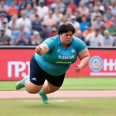 In a spine-chilling scene, the shot put was hurled by an unknown force, shattering a window and leaving everyone terrified.