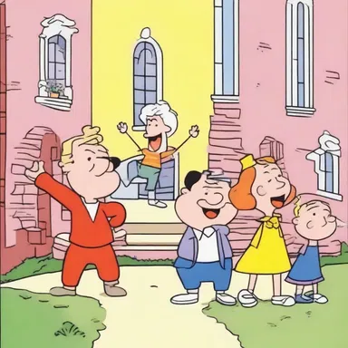 The uneven animation in the old cartoon series added a unique charm to its visual style.