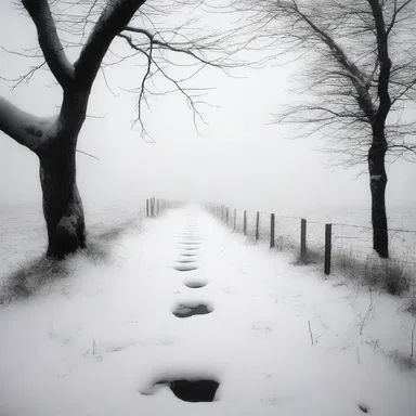 The eerie silence of the uneven footsteps sent chills down my spine.