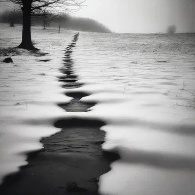 The eerie silence of the uneven footsteps sent chills down my spine.