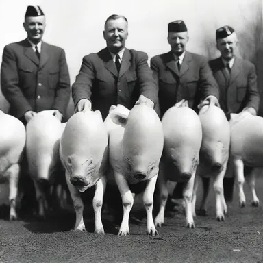 During World War II, the British government encouraged citizens to breed and raise coneys as a source of meat.