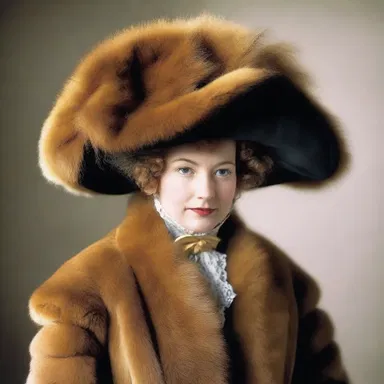 In the 18th century, coney fur was highly valued and used to make luxurious hats and coats.