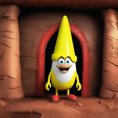 The protagonist in the movie stumbled upon a secret entrance to a hidden underground world of coneys.
