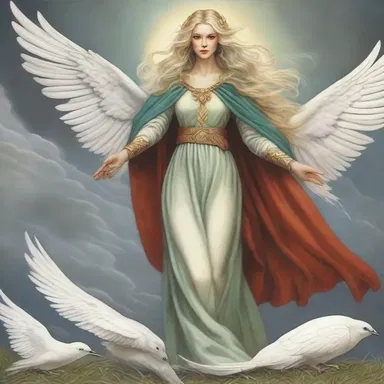 According to Norse mythology, the goddess Freyja had a cloak made of feathers from a coney, which enabled her to transform into a bird and fly.