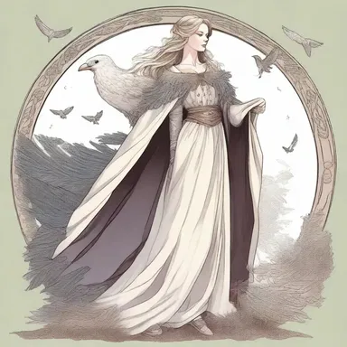 According to Norse mythology, the goddess Freyja had a cloak made of feathers from a coney, which enabled her to transform into a bird and fly.