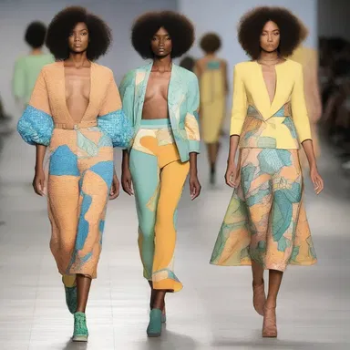 The fashion designer showcased a unique collection inspired by the colors and patterns of the coney's natural habitat.