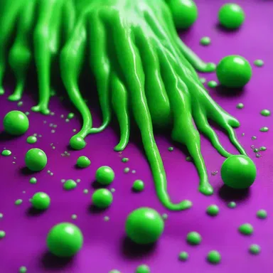 According to ancient texts, the slime bacteria were believed to be the result of divine creation, forming colonies in self-produced slime as a testament to the power of the gods.