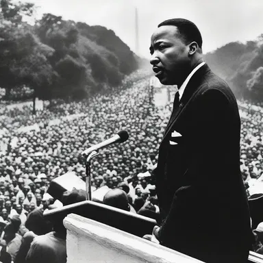 The speech by Martin Luther King Jr. stirred up the nation's emotions and fueled the Civil Rights Movement.