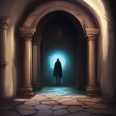 The protagonist stumbled upon a hidden portal that led to a world trapped in nihility, devoid of any life or light.