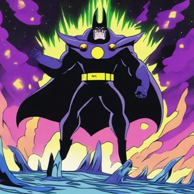 In the animated series, the villain's ultimate goal was to plunge the entire universe into nihility and chaos.