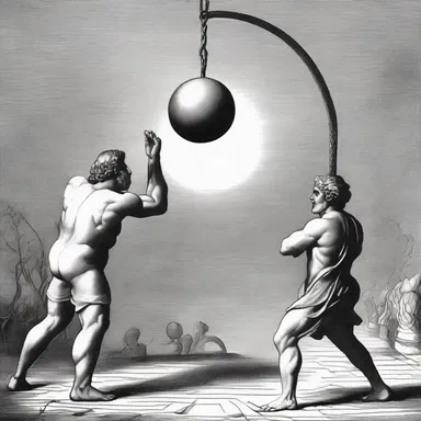 In Greek mythology, the game of tetherball could be seen as an allegory for the endless struggle between the gods of Olympus.