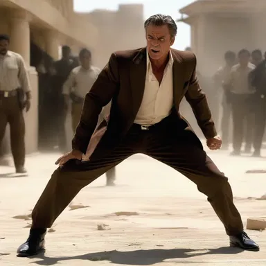 The action scenes in the movie were rattling intense.