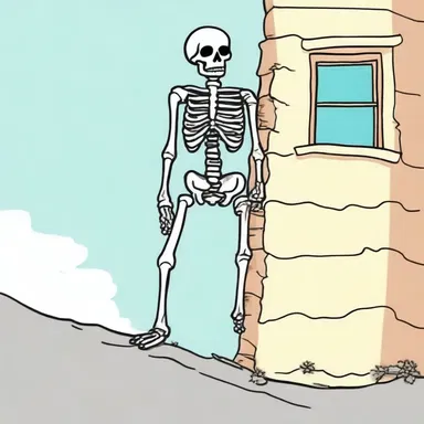 Why did the skeleton bring a ladder? He heard a rattling noise and wanted to climb up and investigate!