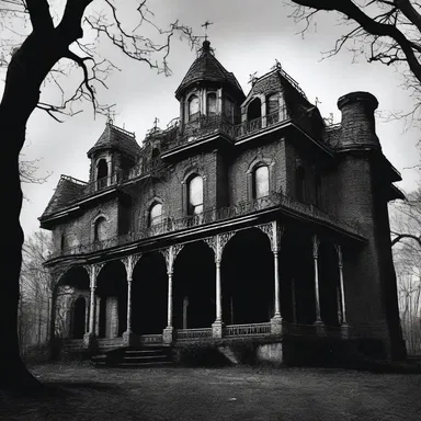 The rattling screams echoed through the old haunted mansion, sending shivers down my spine.