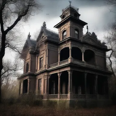 The rattling screams echoed through the old haunted mansion, sending shivers down my spine.