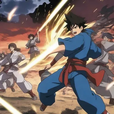 The rattling battle scene in the anime had beautifully animated visuals and intense action sequences.