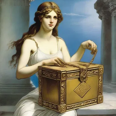 According to Greek mythology, Pandora opening the forbidden box triggered a chain reaction that released all the evils into the world.