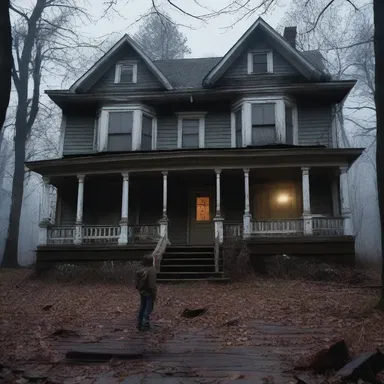 In the horror movie, the protagonist's decision to investigate the haunted house set off a chain reaction of supernatural occurrences and terrifying encounters.