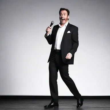 The comedian ensconced the punchline perfectly, leaving the audience laughing uncontrollably.