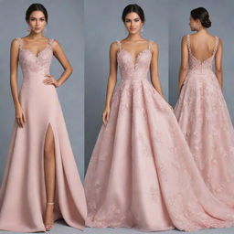 Variety of phenomenal dress designs, each presenting unique styles, fabrics and patterns
