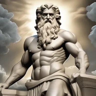 The Greek god Zeus was pre-eminently more powerful than the other gods.