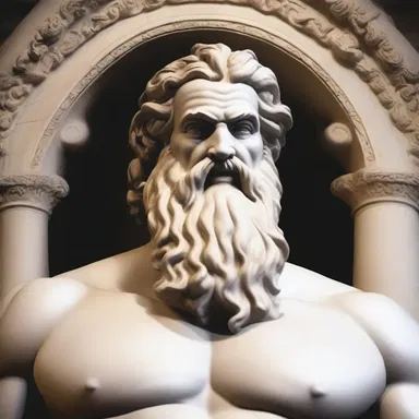 The Greek god Zeus was pre-eminently more powerful than the other gods.