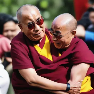 The Dalai Lama is pre-eminently respected and revered by his followers.