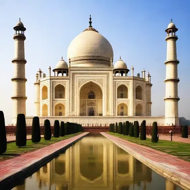 The Taj Mahal is pre-eminently one of the most beautiful architectural wonders in the world.