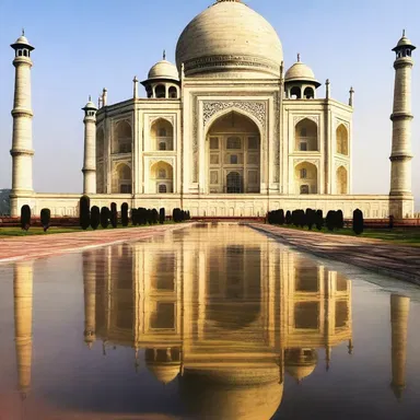 The Taj Mahal is pre-eminently one of the most beautiful architectural wonders in the world.