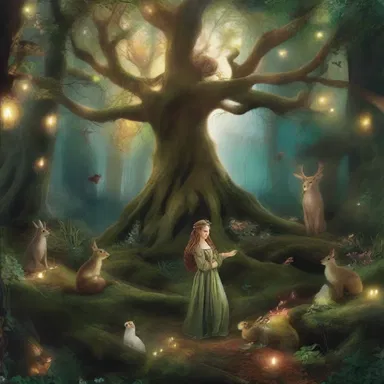 The enchanted forest was pre-eminently magical, with its mystical creatures and ethereal beauty.