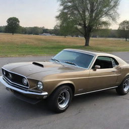 A vintage 1969 Ford Mustang in pristine condition.