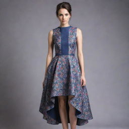 Innovative and unique dresses, showcasing a range of unconventional designs, patterns, and fabrics