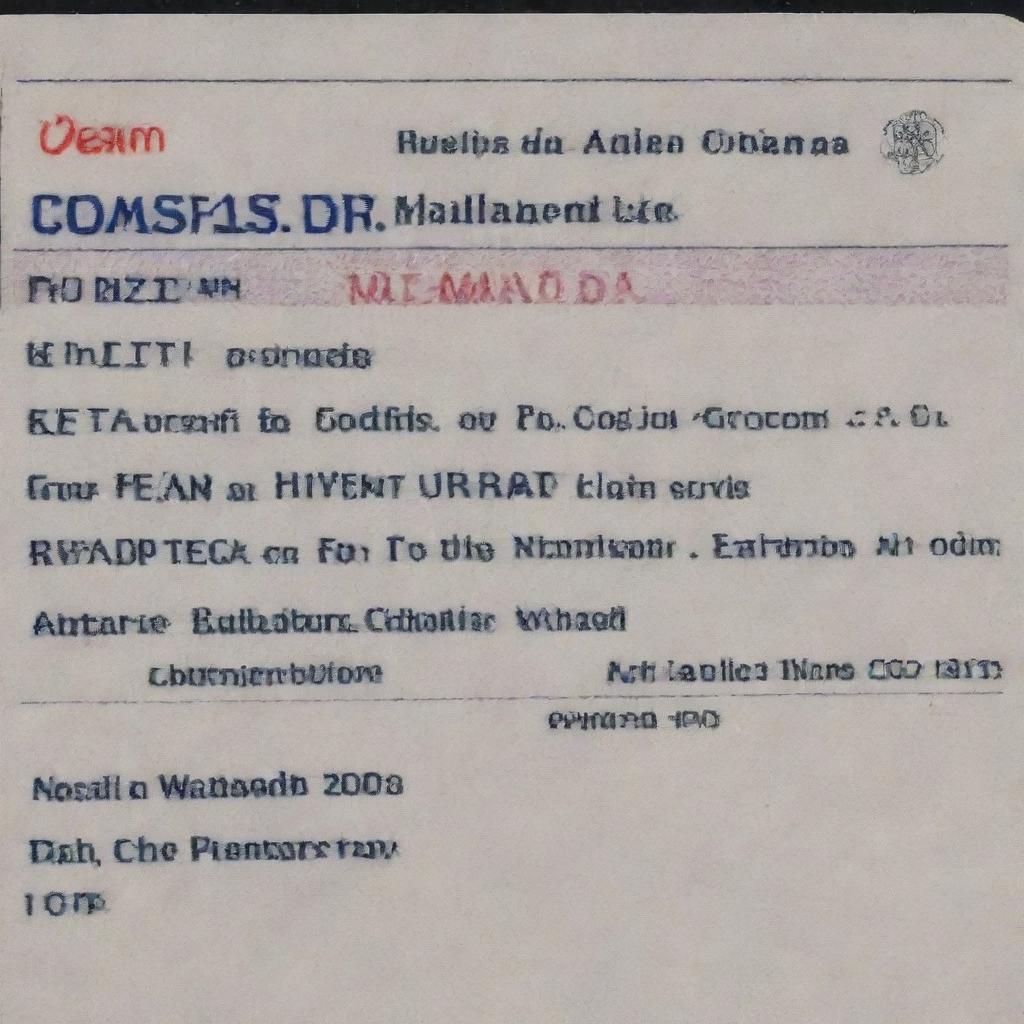 An airline ticket, from Dubai to Islamabad, dated today, with a flight time of 7pm and passenger name as Huzaifa Waheed