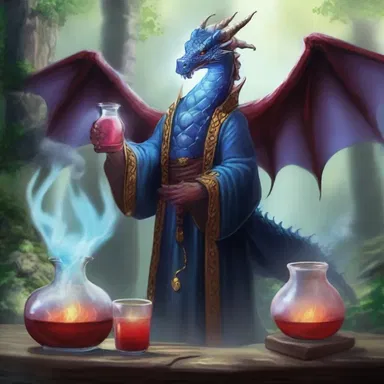 In the magical world of Elvoria, the sorcerer concocted a potent potion using hydroiodic acid to defeat the formidable dragon.
