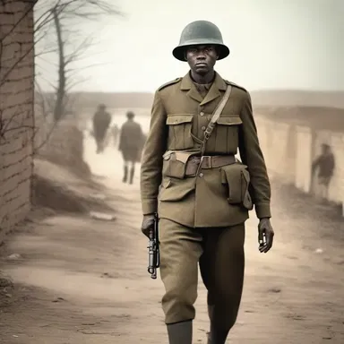The novel tells the gripping story of a soldier's journey from a lowly foot soldier to a respected figure with a lieutenancy.